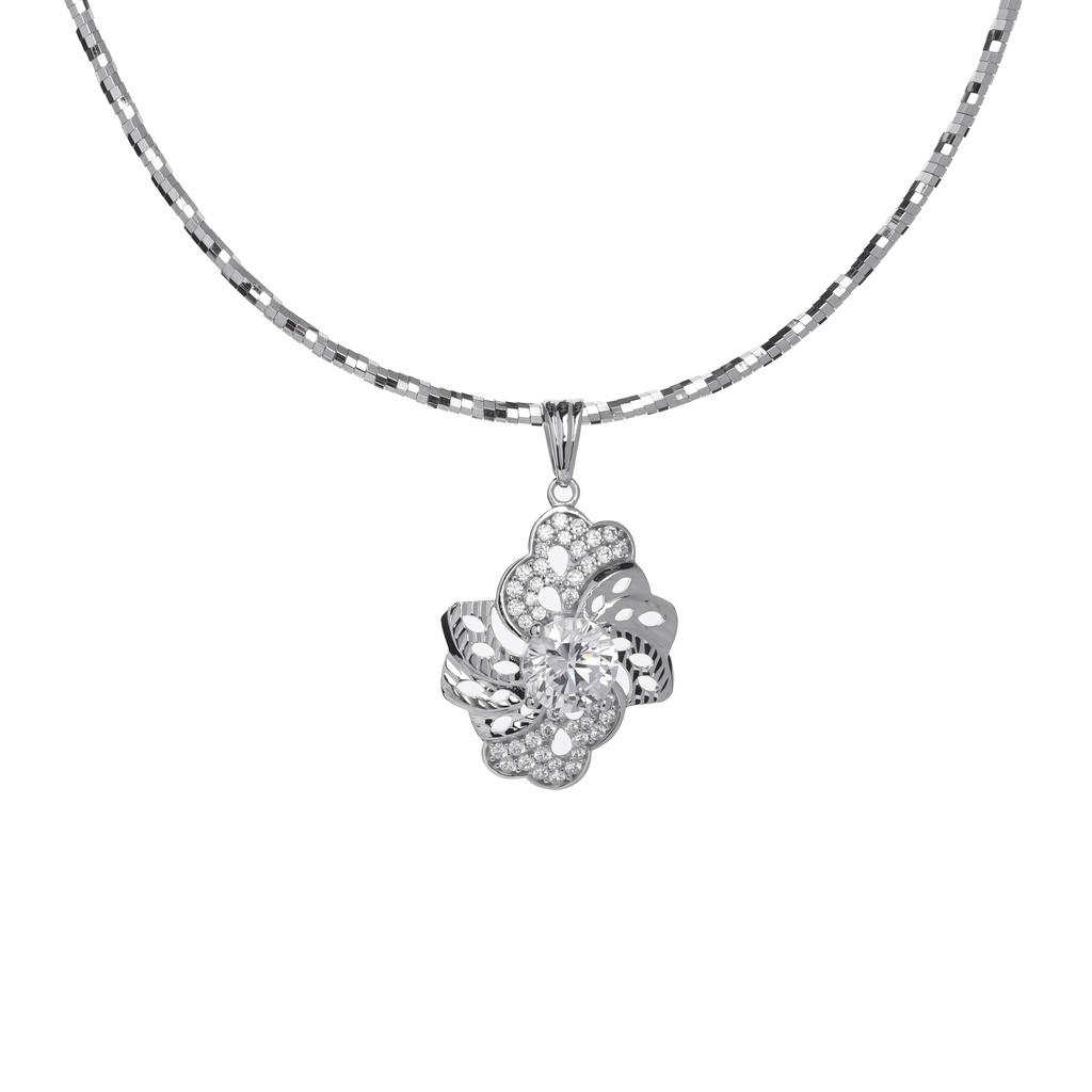 Mặt Dây Chuyền Nữ Bạc 925 Danny Jewelry Xi Bạch Kim DI4GZ023