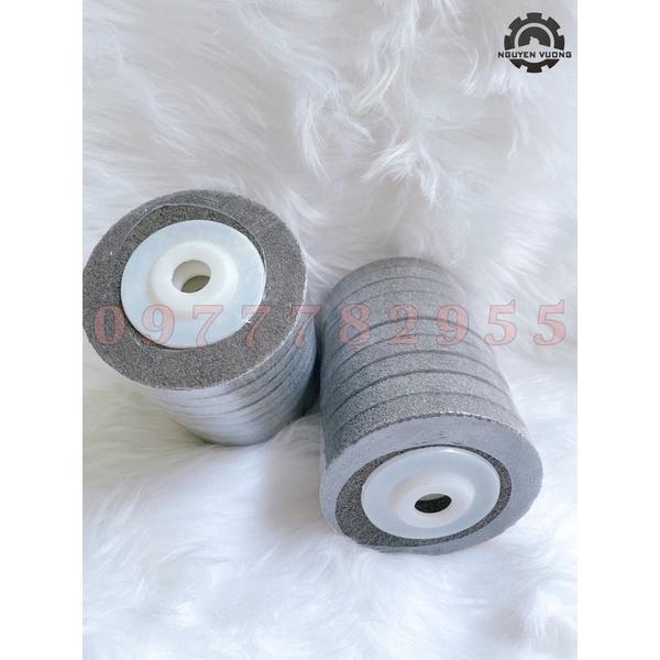 Nỉ xám đánh bóng inox lionking nhựa trắng+đen