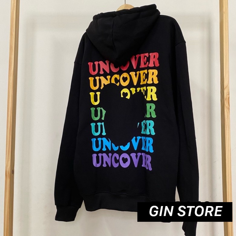 Áo hoodie unisex uncover basic Áo khoác nỉ uncover basic ver2 full tag - Gin Store