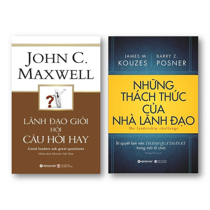 Combo Sách: Lãnh Đạo Giỏi Hỏi Câu Hỏi Hay + Những Thách Thức Của Nhà Lãnh Đạo