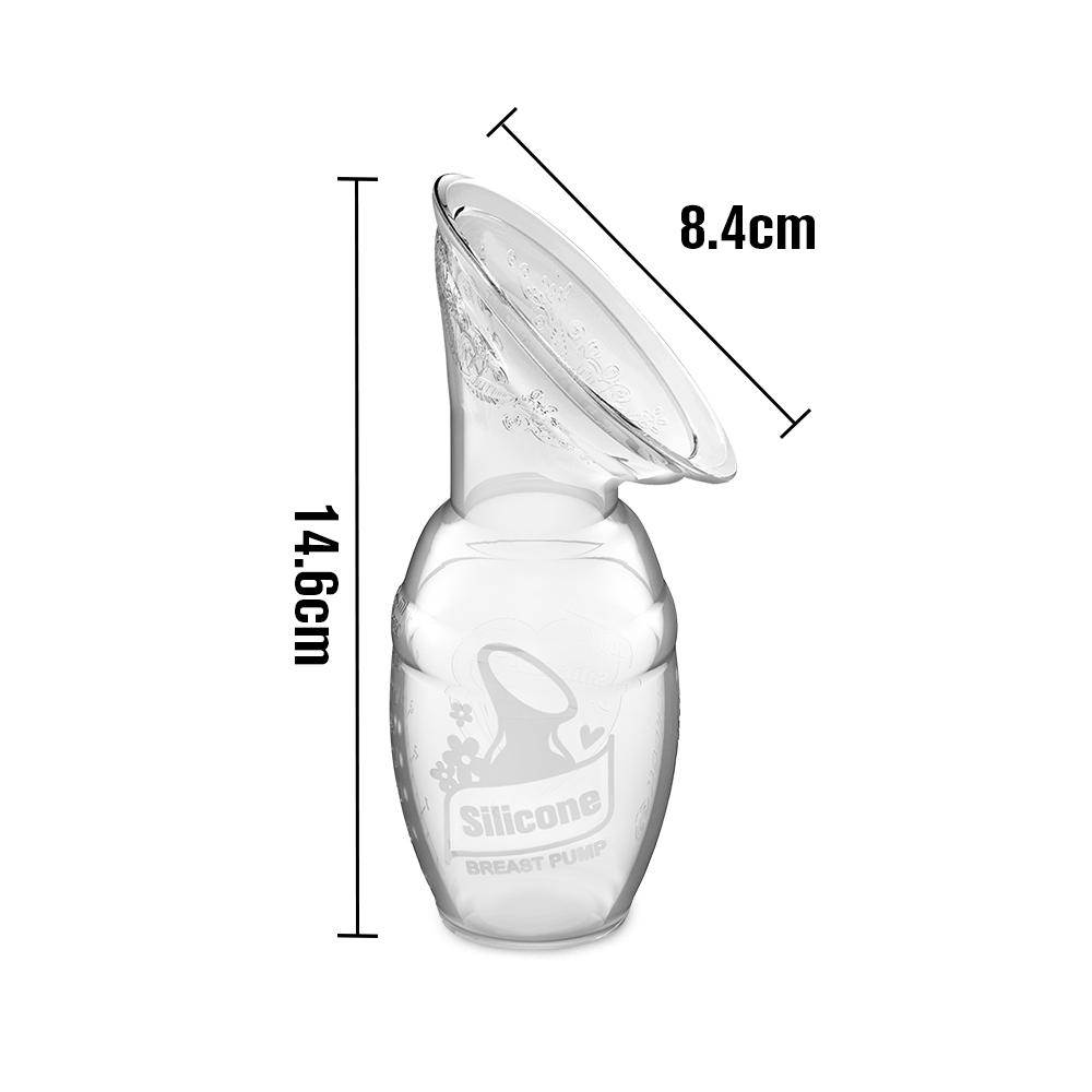 Combo Cốc hứng sữa Gen.1 100ml và Nắp đậy Haakaa. Chất liệu silicone cao cấp, an toàn. Không chứa BPA, PVC và phthalate
