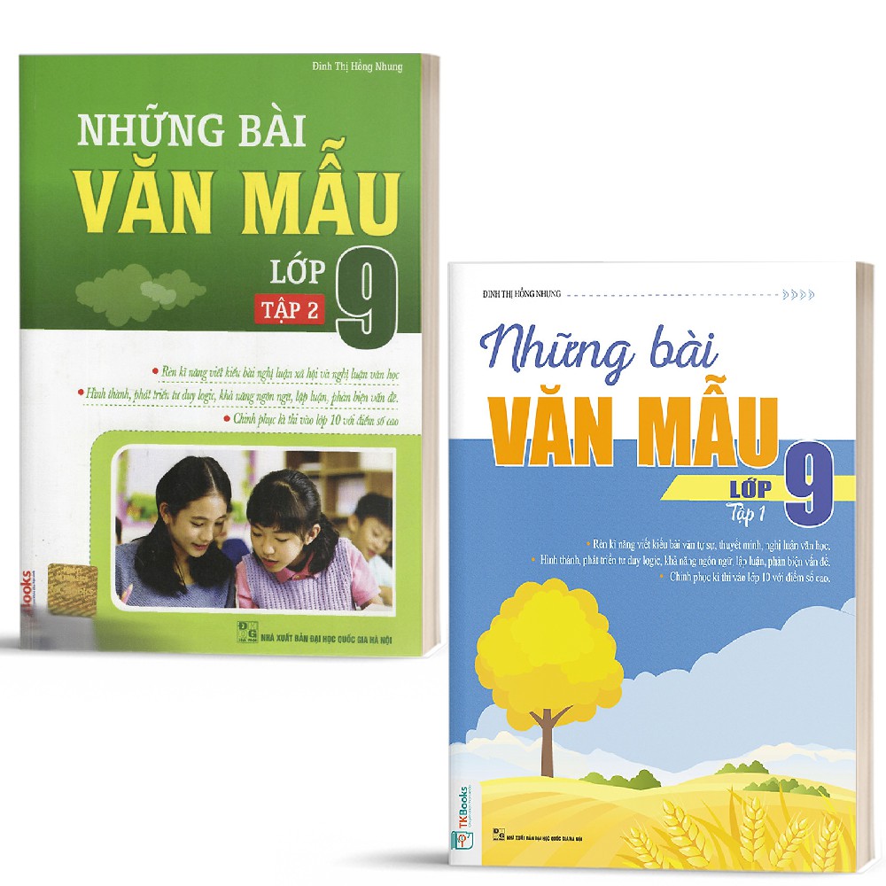 Combo Những Bài Văn Mẫu Lớp 9 - TKBooks
