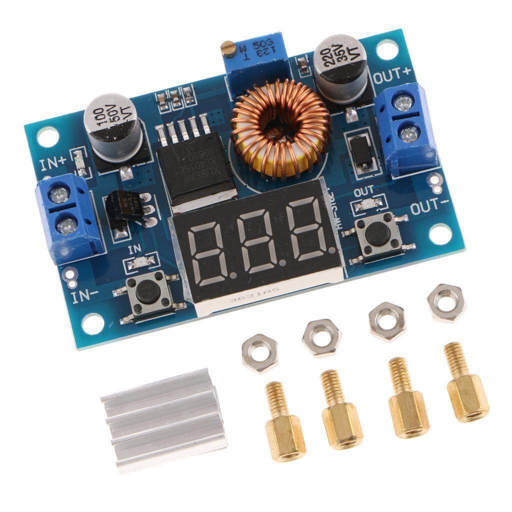 5A 75W DC To DC Set Down Volt Constant Volt Converter With LED Display Voltmeter