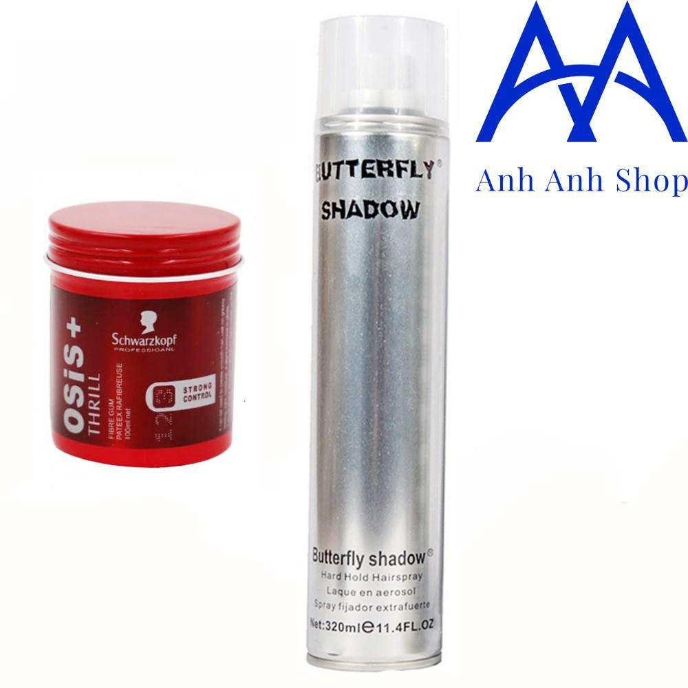 Combo Gôm Shadow 320ML và Sáp Osis  Dchính hãng 100%