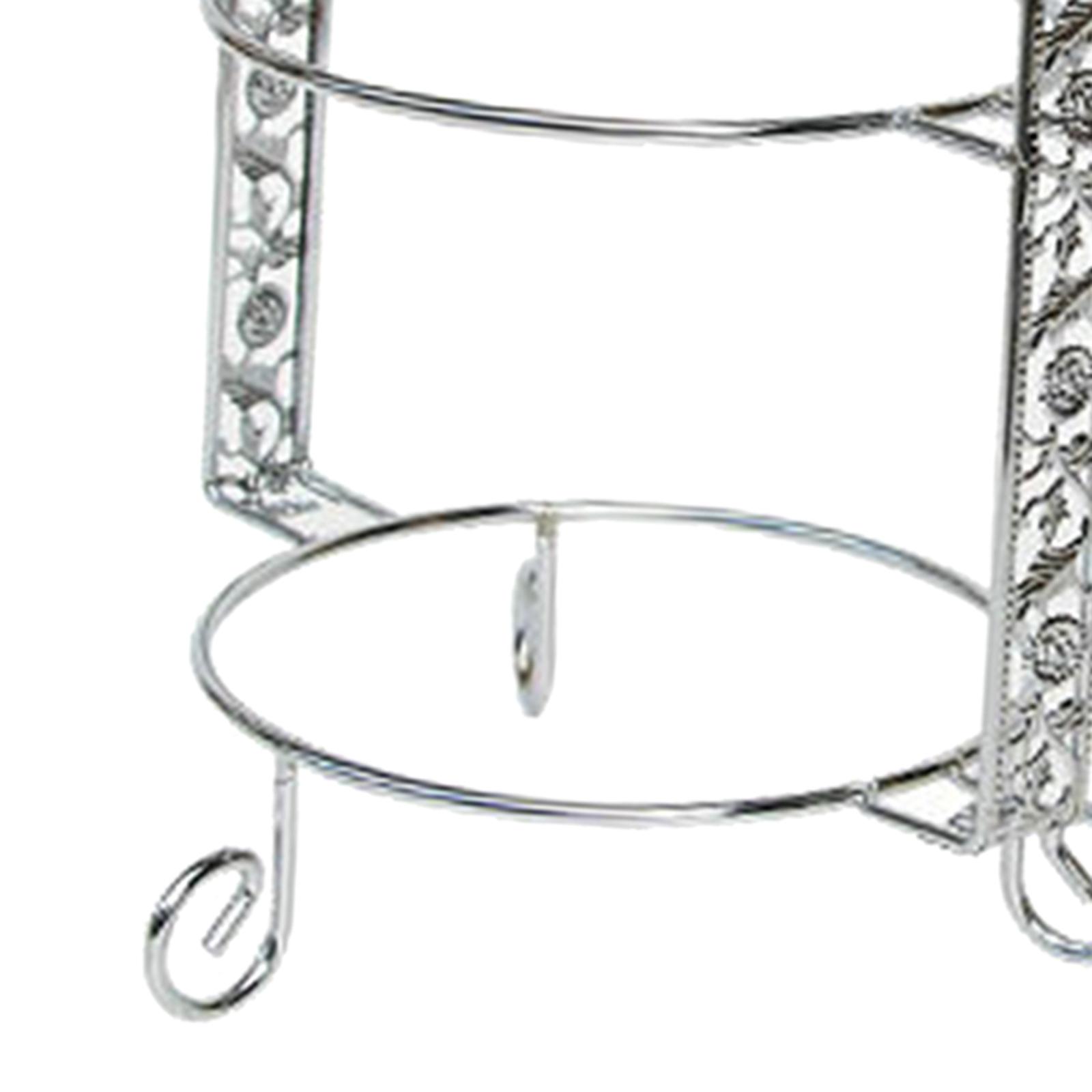 Iron 2-Tire Cupcake Platter Display Stand Serving Plate Rack
