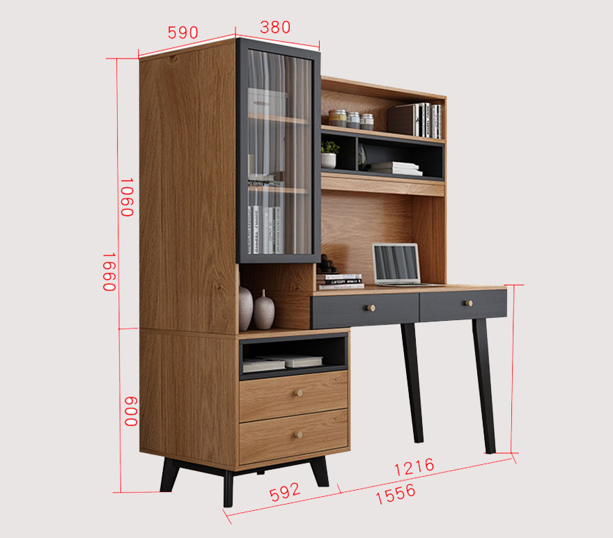 Bàn làm việc bằng gỗ công nghiệp thiết kế đẹp