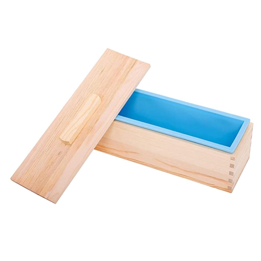 42oz Soap Silicone  Loaf Wood Box for  Making DIY