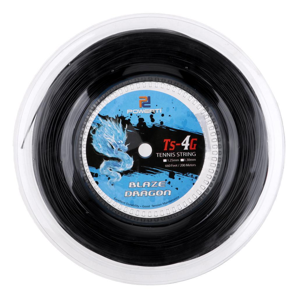 200m/656ft Tennis Racquet String Restring Line with Racket Dampener Absorber