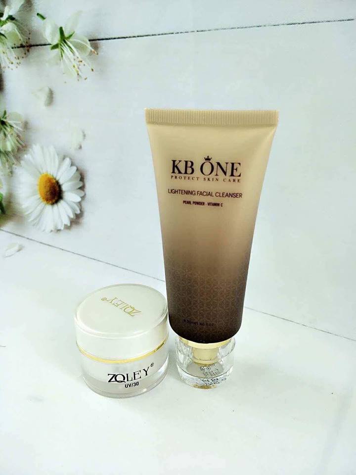Combo Kem Trắng da se khít lỗ chân lông Zoley & Sữa rửa mặt sáng da Kbone