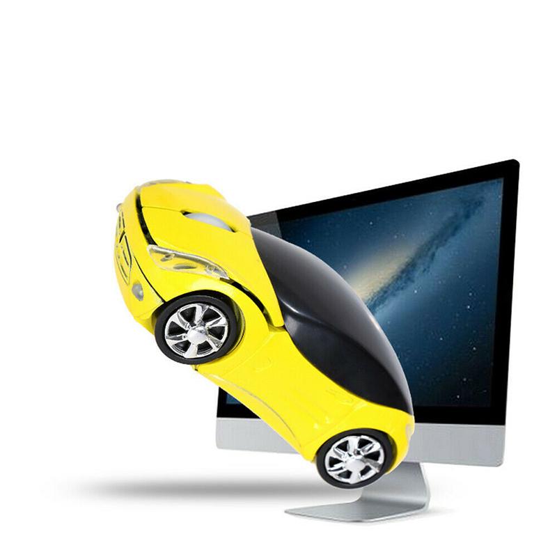 Chuột Quang Chơi Game Không Dây Hình Xe Hơi 2.4ghz 1600 Dpi