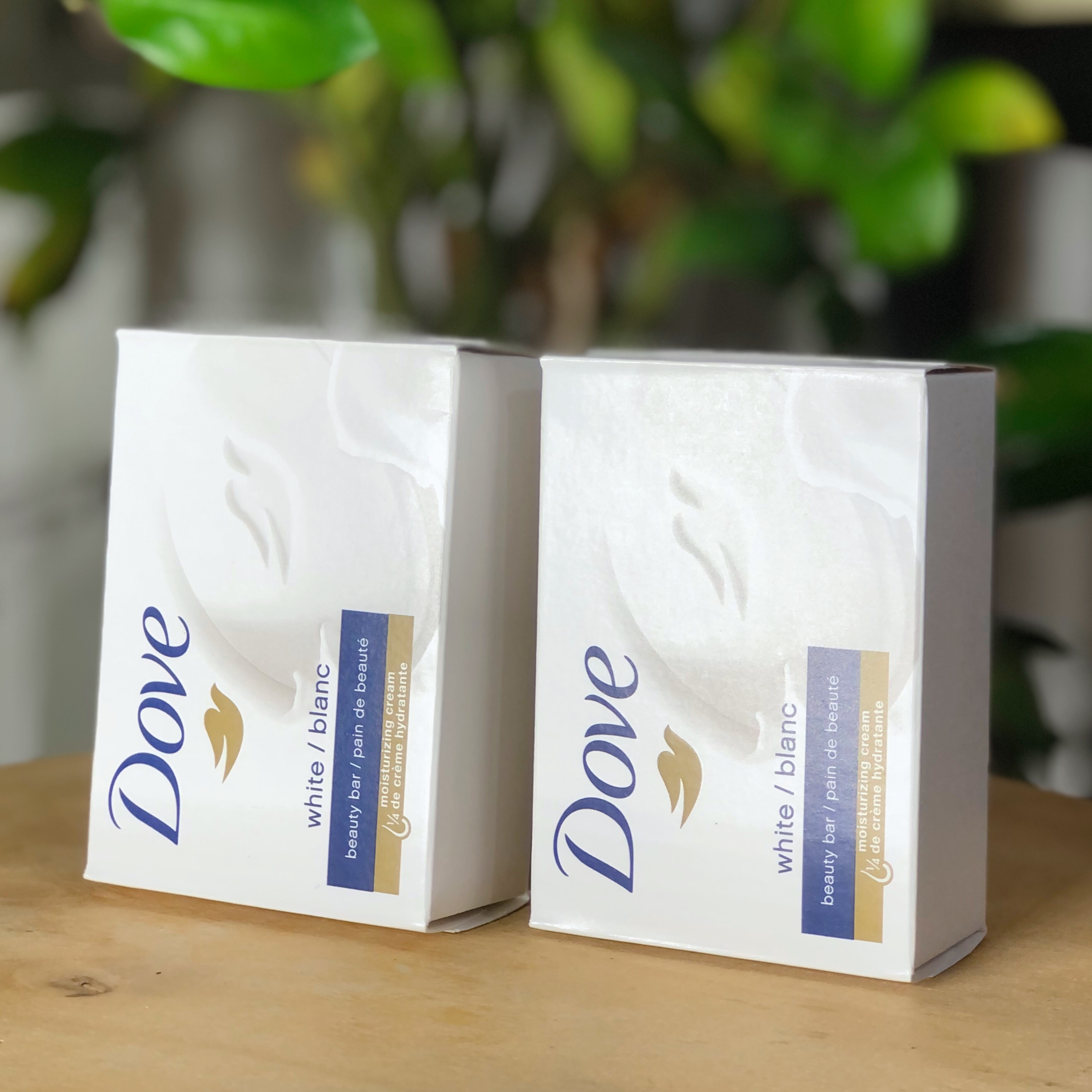 2 Bánh Xà phòng cục Dove Mỹ White Beauty 106g dưỡng trắng da