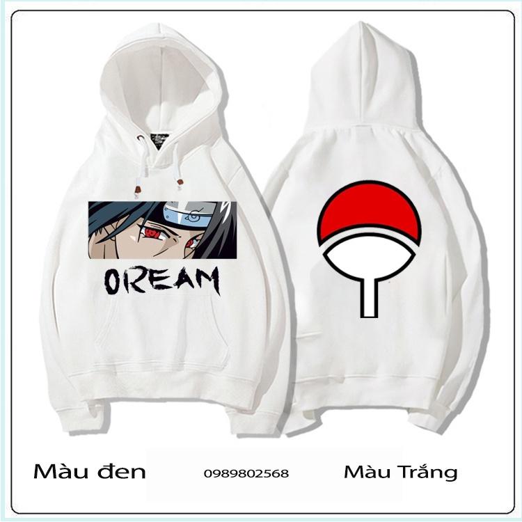 HOT BST ÁO KHOÁC ÁO HOODIE HÌNH ITACHI UCHIHA, SASUKE SENPAI , NARUTO ANIME KÈM QUÀ TẶNG