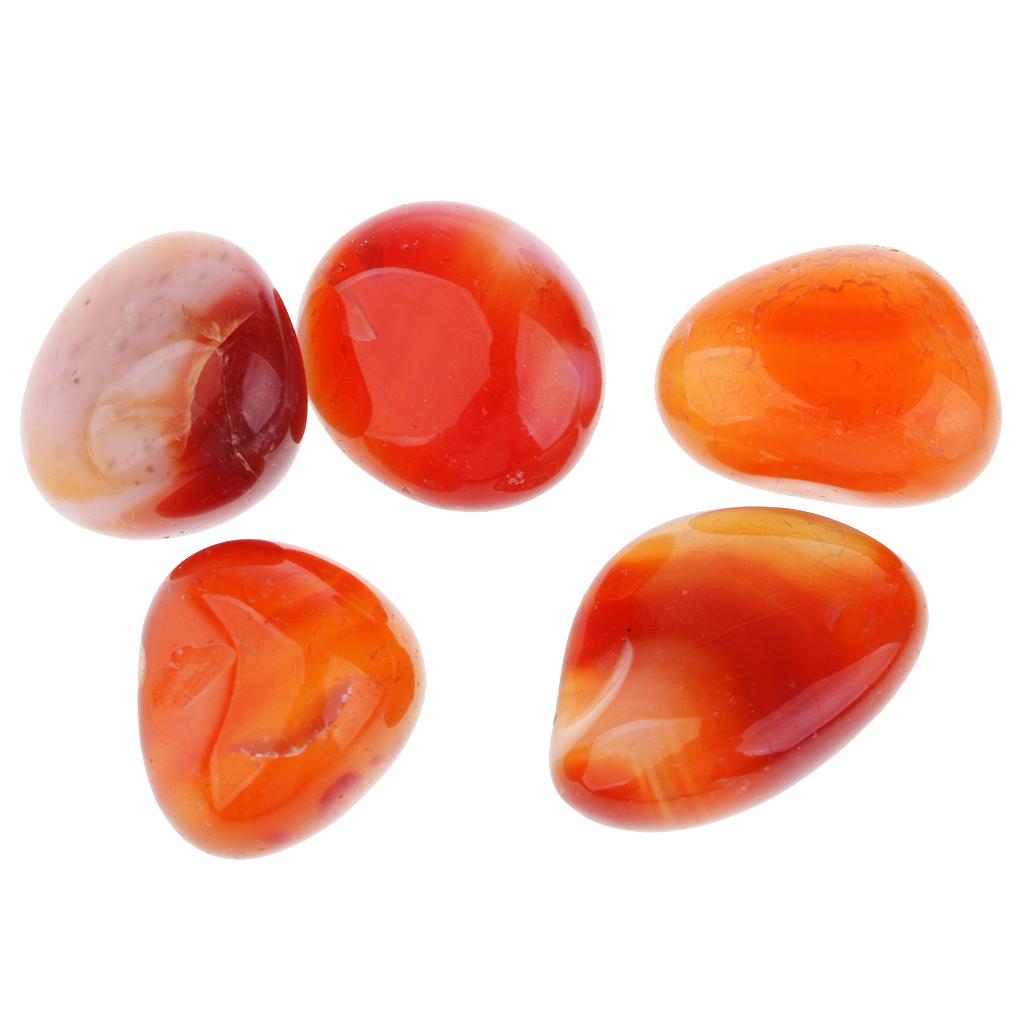2x20-30mm Natural Agate Stone Feng Shui Reiki Ornament Stone Lucky Stone