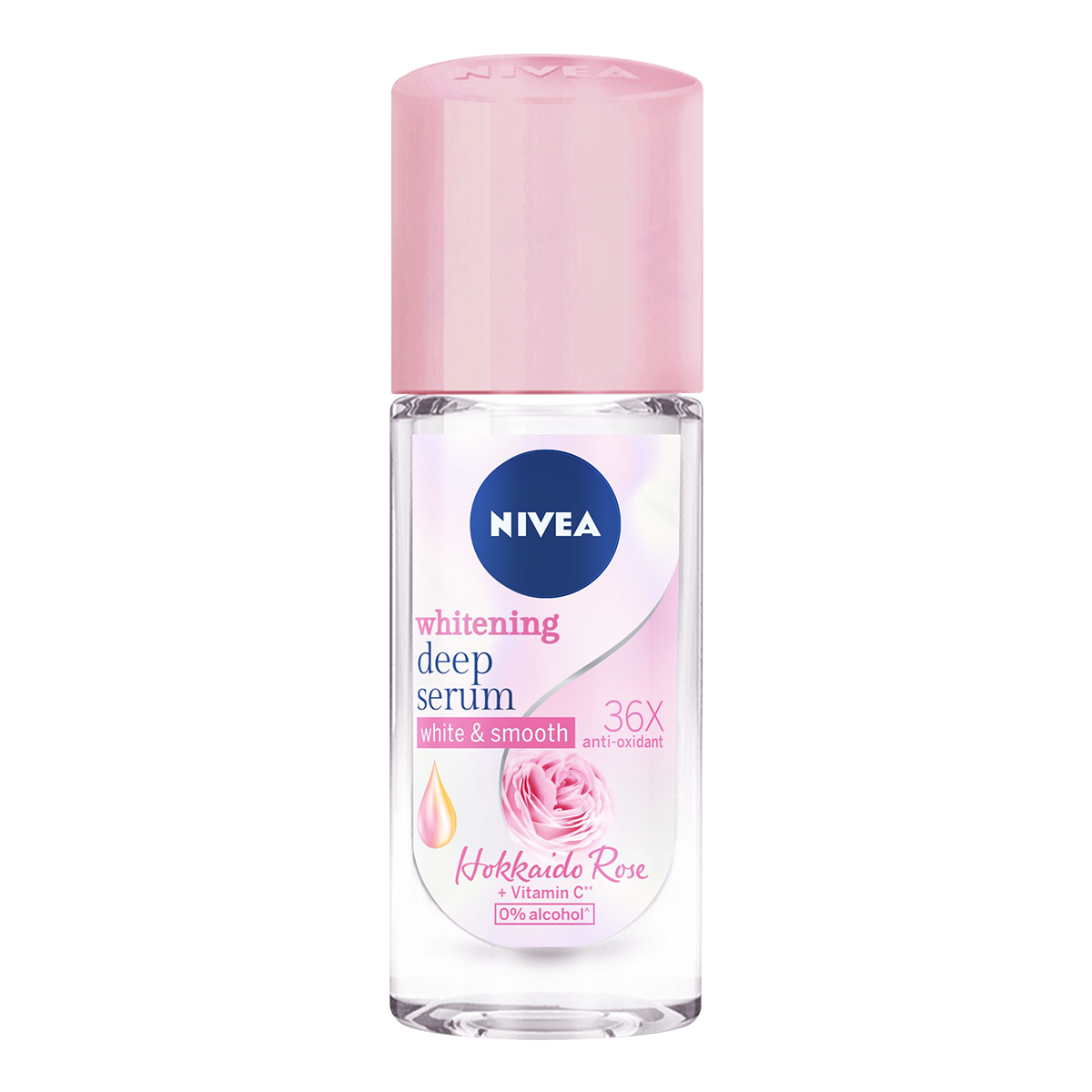 Lăn Ngăn Mùi Nivea Serum Trắng Mịn Hương Hoa Hồng Hokkaido (40ml) 85301