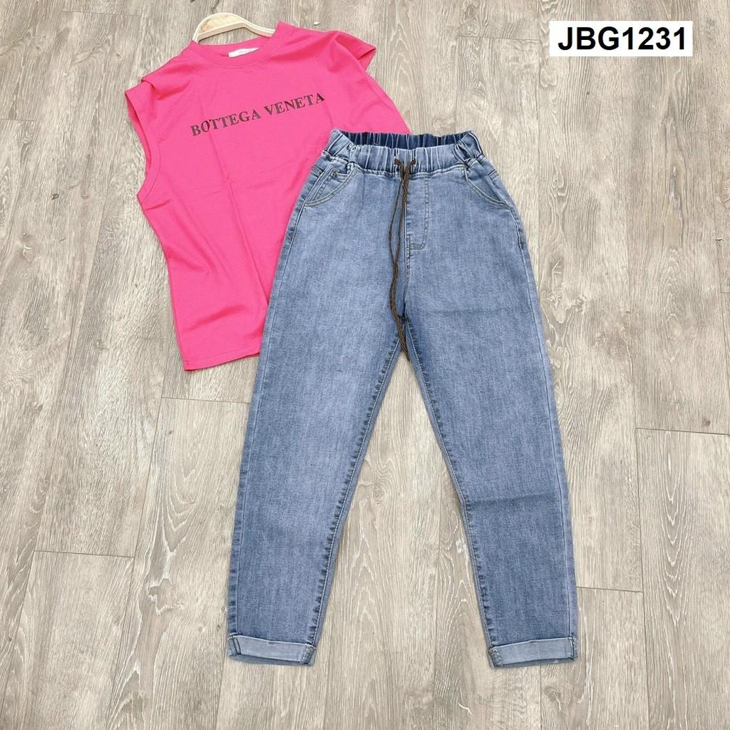 Quần Jeans Baggy Lưng Thun Co Giãn JBG1231