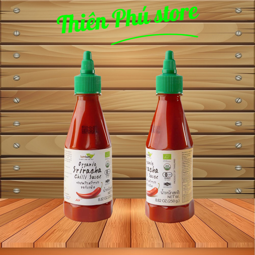 Tương Ớt Sriracha Hữu Cơ Lumlum 250g – Organic Sriracha Chilli Sauce
