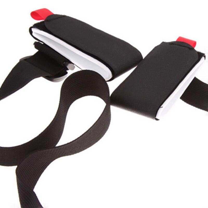 Black Ski Carrier Shoulder Lash Handle Binding Snowboard Straps Skiing Equipment