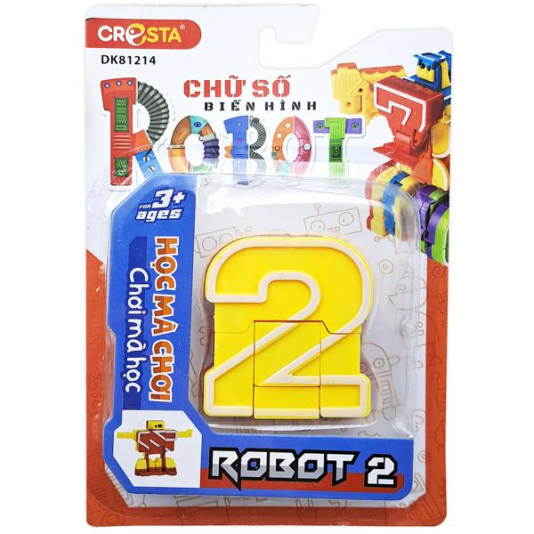 Đồ Chơi Lắp Ráp Biến Hình Robot Chữ Số 2 - Cresta DK81214