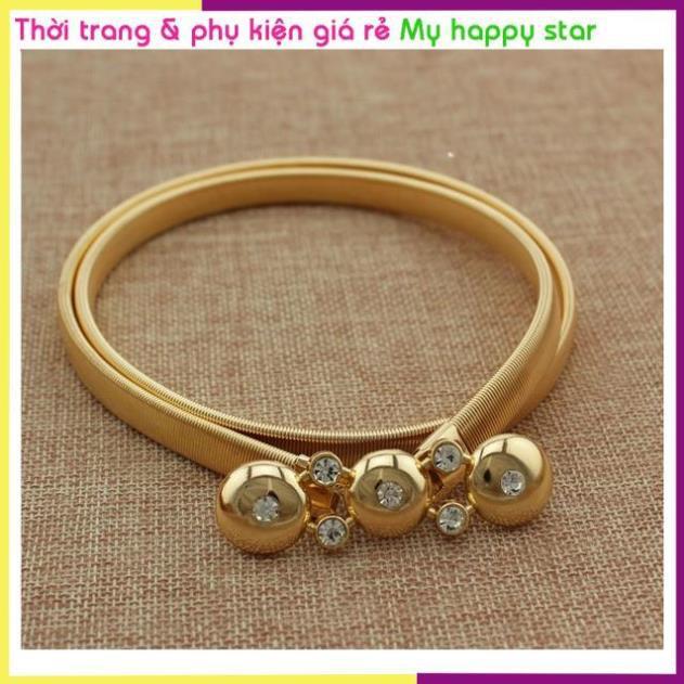 Thắt lưng nữ 3 hình tròn cá tính TTL14