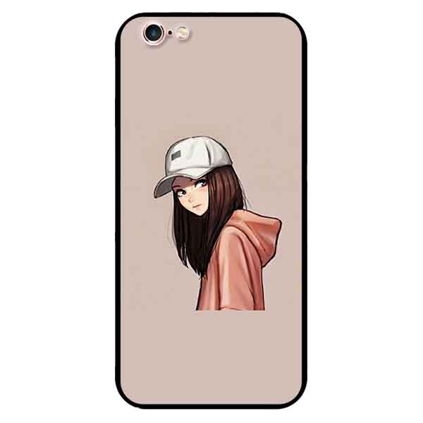 Ốp in cho iPhone 6 / 6s Cô Gái Đội Nón