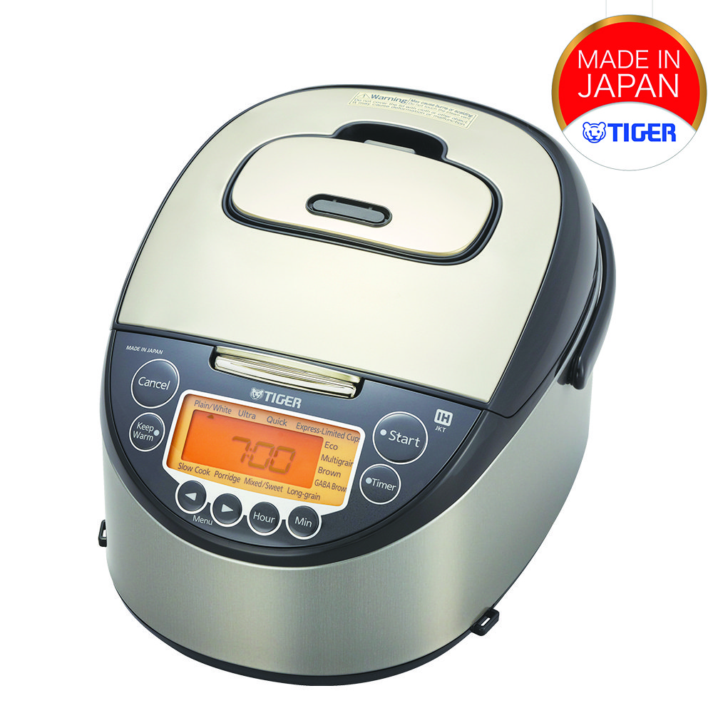 Nồi cơm điện tử cao tần Tiger 2 trong 1 JKT-D18V TẶNG MÁY XAY SINH TỐ KUVINGS KV-200 - Hàng Chính Hãng