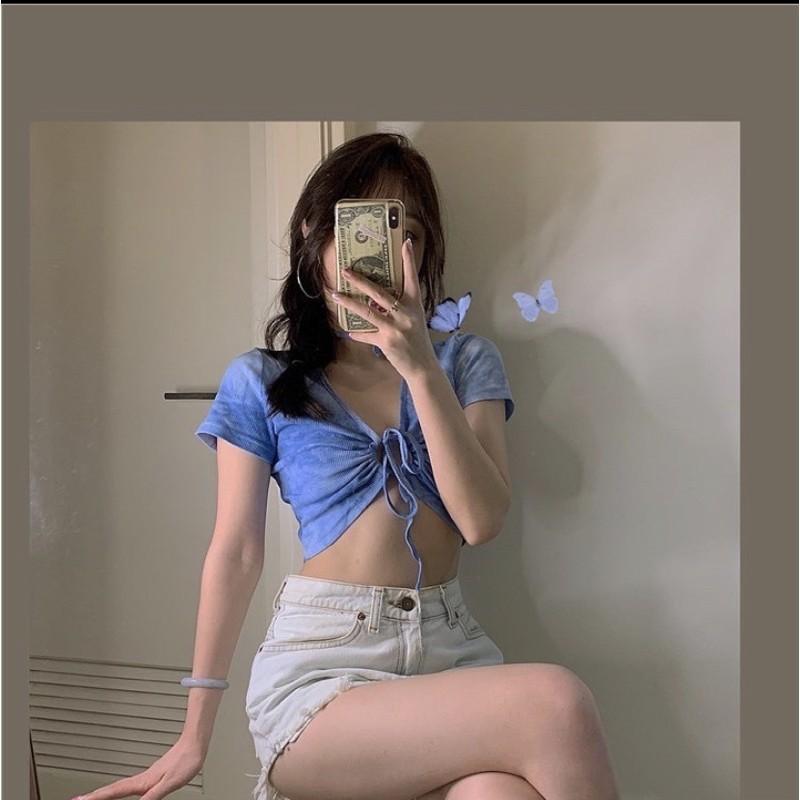 ÁO THUN LOANG XANH FREESIZE
