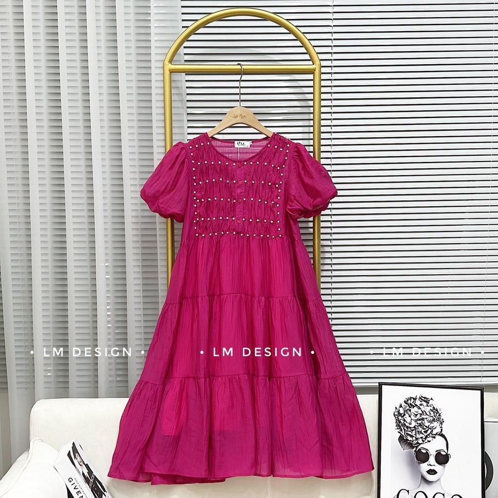 VÁY ĐI CHƠI, VÁY BABYDOLL CỔ TRÒN TAY NGẮN DÁNG DÀI XÒE CỰC XINH XỈU