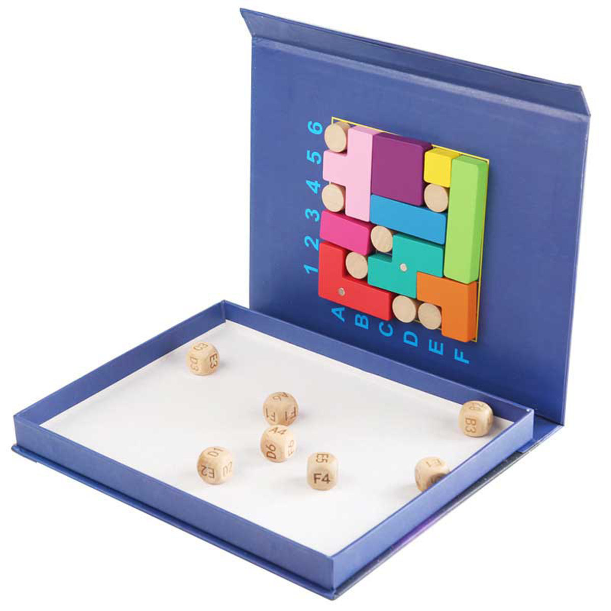 ĐỒ CHƠI TƯ DUY XẾP HÌNH NAM CHÂM (LOGICAL THINKING TRAINING MAGNETIC TETRIS BOARD GAME)