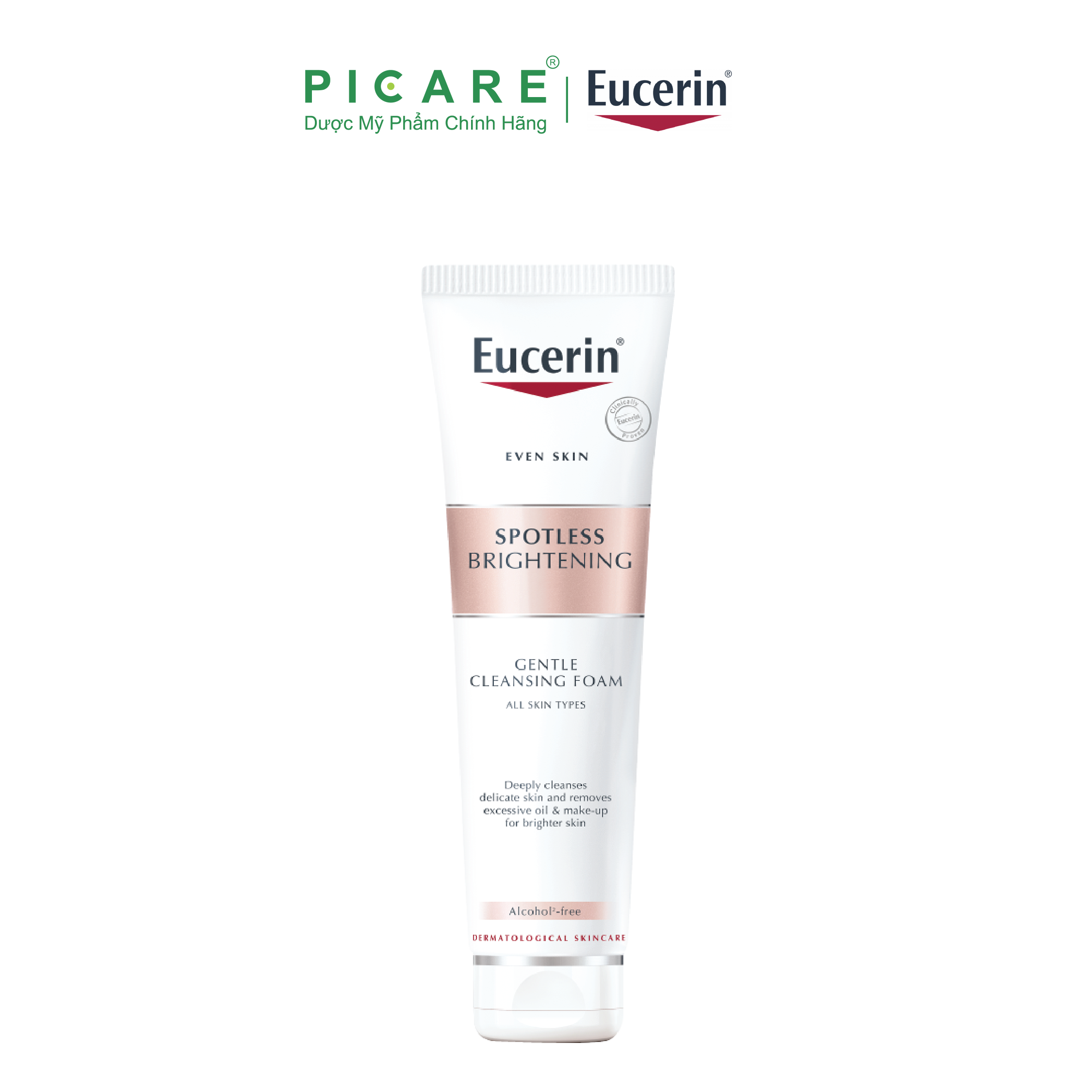 Sữa Rửa Mặt Tạo Bọt Trắng Da Eucerin Utra White Spotless (150g)