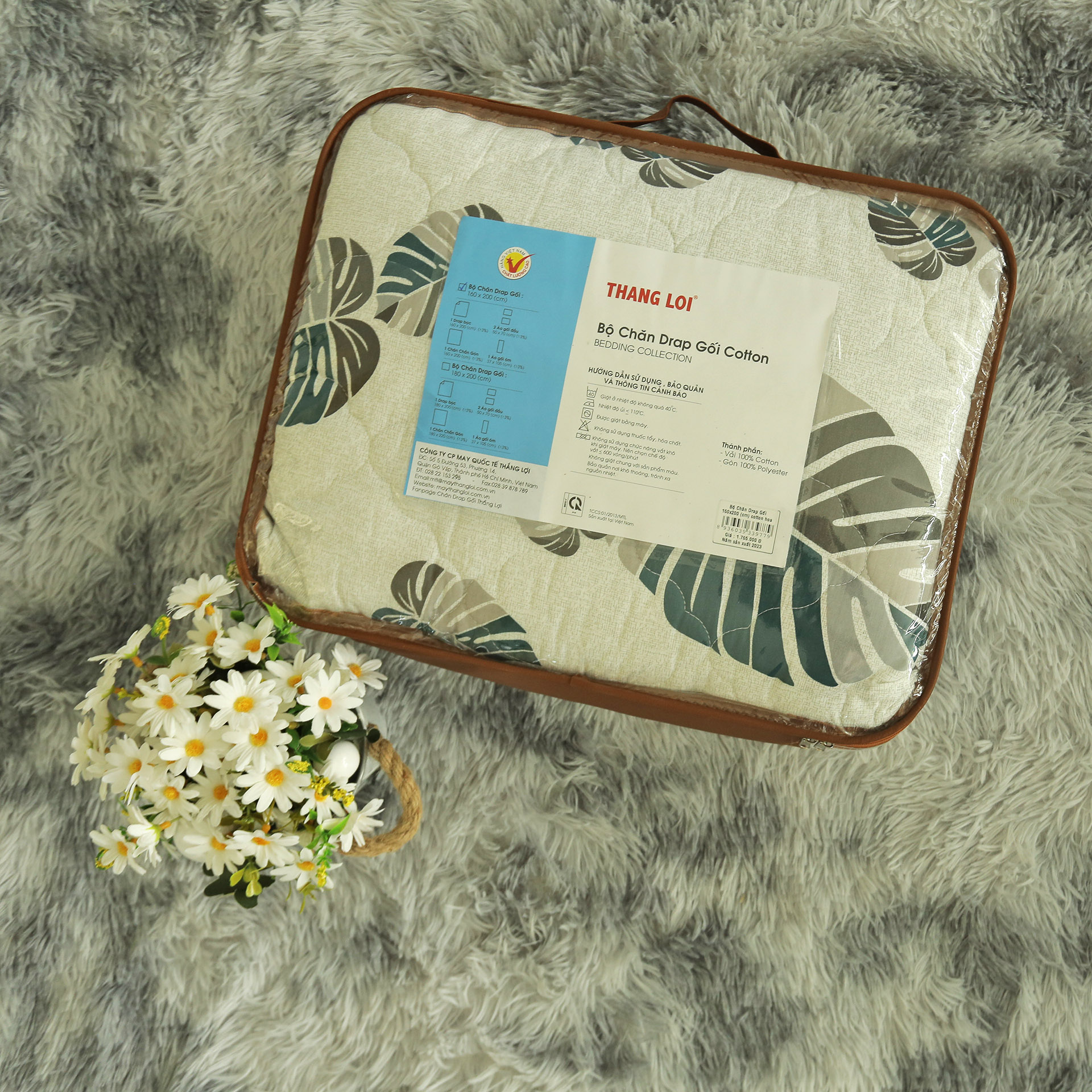 Chăn Chần Cotton Hoa Thắng Lợi Mẫu 4 - Chính hãng