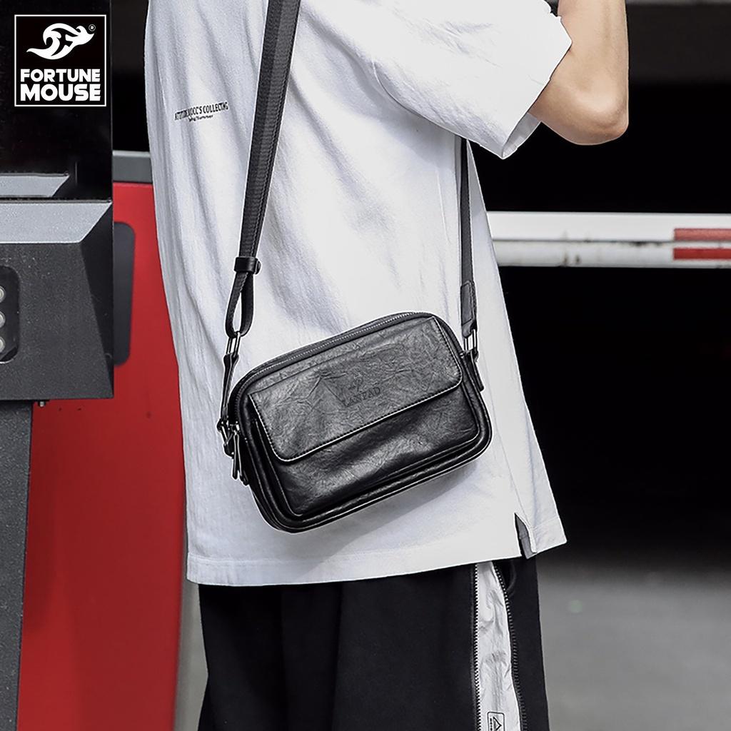 Túi Đeo Chéo Unisex Lanpad Da Pu LP558