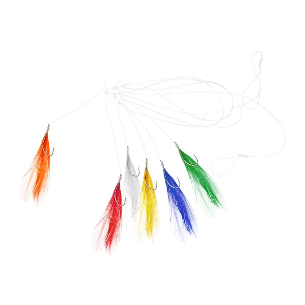 2-5pack Saltwater Sea Fishing Rigs High Carbon Steel Fishing String Hooks