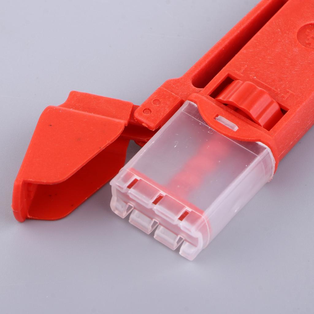 5pcs Lightweight ABS Live Bloodworm Clip Baits Clip Fishing Bait Bander Tool