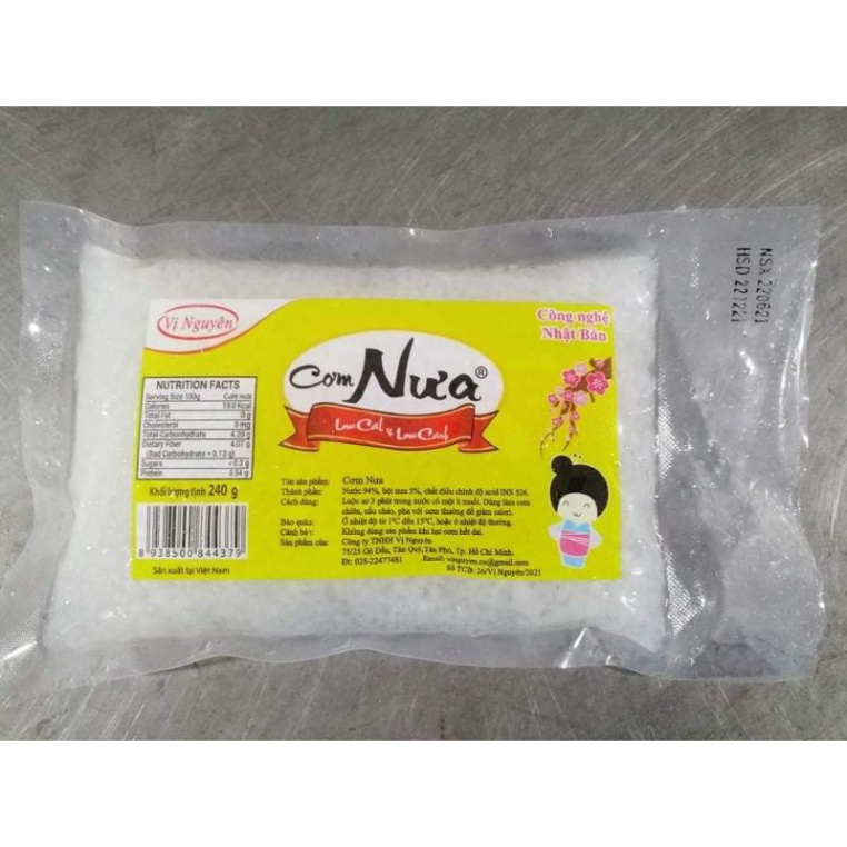 Combo 2 Gói Bún Nưa 1 Gói Cơm Nưa Vị Nguyên 240Gram