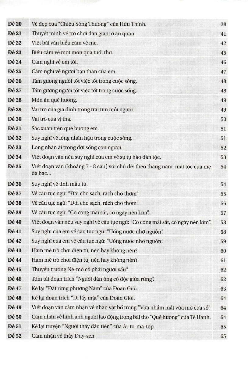 Những Bài Văn Chọn Lọc 7