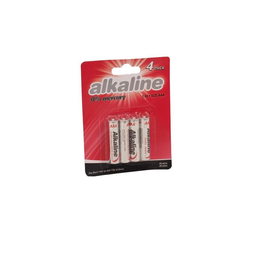 Bộ 4 Pin tiểu pin đũa Alkaline AAA điện thế 1.5V Uncle Bills IB0032