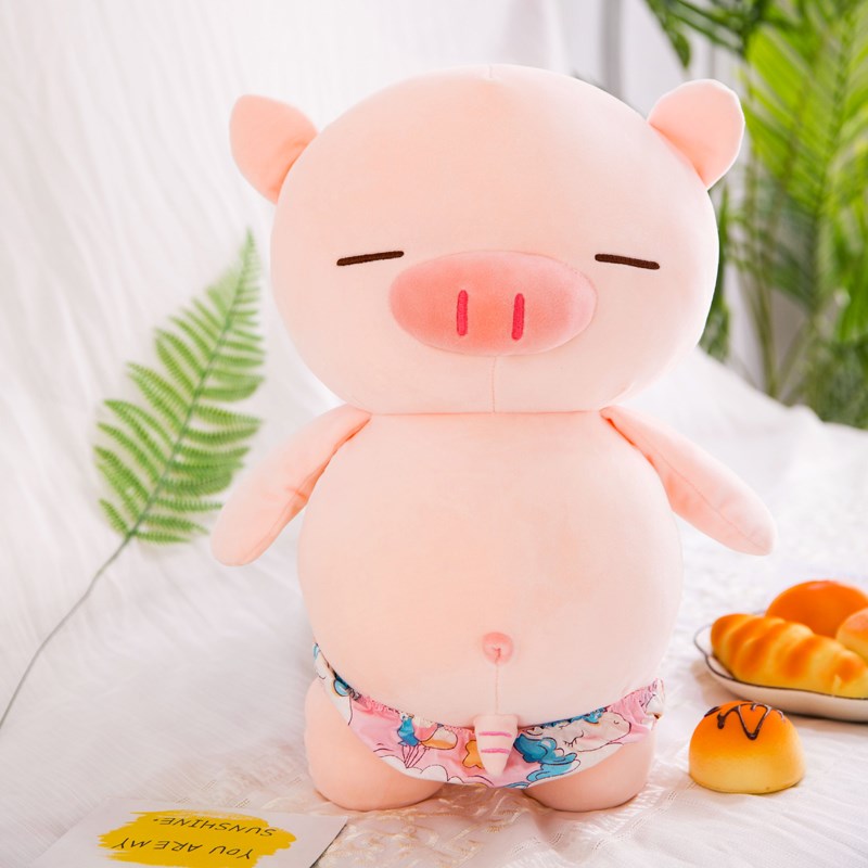 Gấu bông heo mặc quần chip dễ thương siêu bựa, lợn mặc sịp siêu cưng cute (25cm----&gt;70cm) vải miniso 4 chiều co giãn êm ái mềm mại, hàng xịn cao cấp loại 1