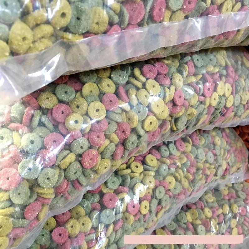 Cỏ nén vòng tròn 3 màu giàu chất xơ