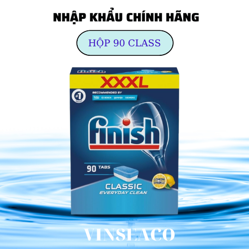 Viên rửa bát Finish Classic hương chanh 90 viên