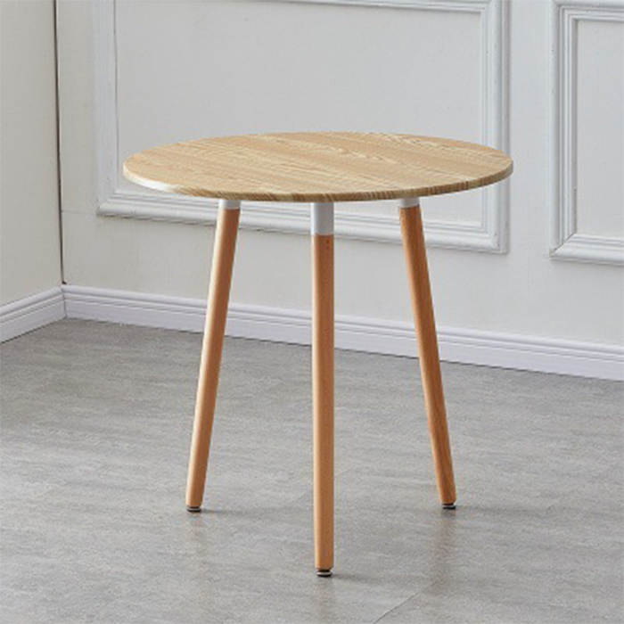 Bàn ăn gia đình, bàn ăn mặt gỗ hình tròn, bàn tròn, bàn trà, bàn cafe BGN005-6