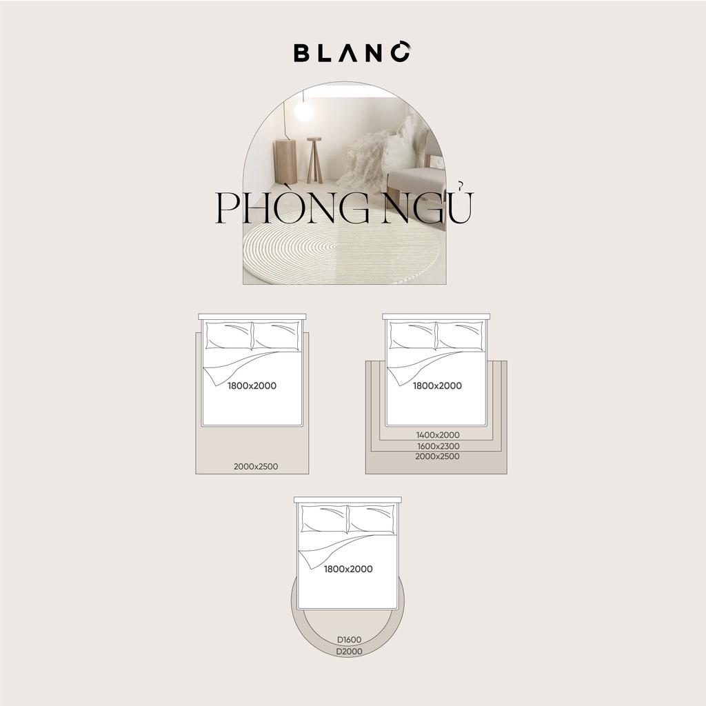 Thảm Trải Sàn Tròn Cho Bé Trang Trí Phòng Ngủ Xinh Xắn BLANC'