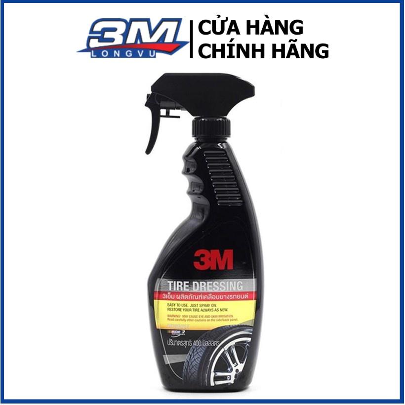 Combo Chai Xịt Bảo Dưỡng Lốp Xe + Chai Xịt Tăng Độ Bóng Sơn + Khăn Lau Xe Chuyên Dụng 3M - 3M Long Vu