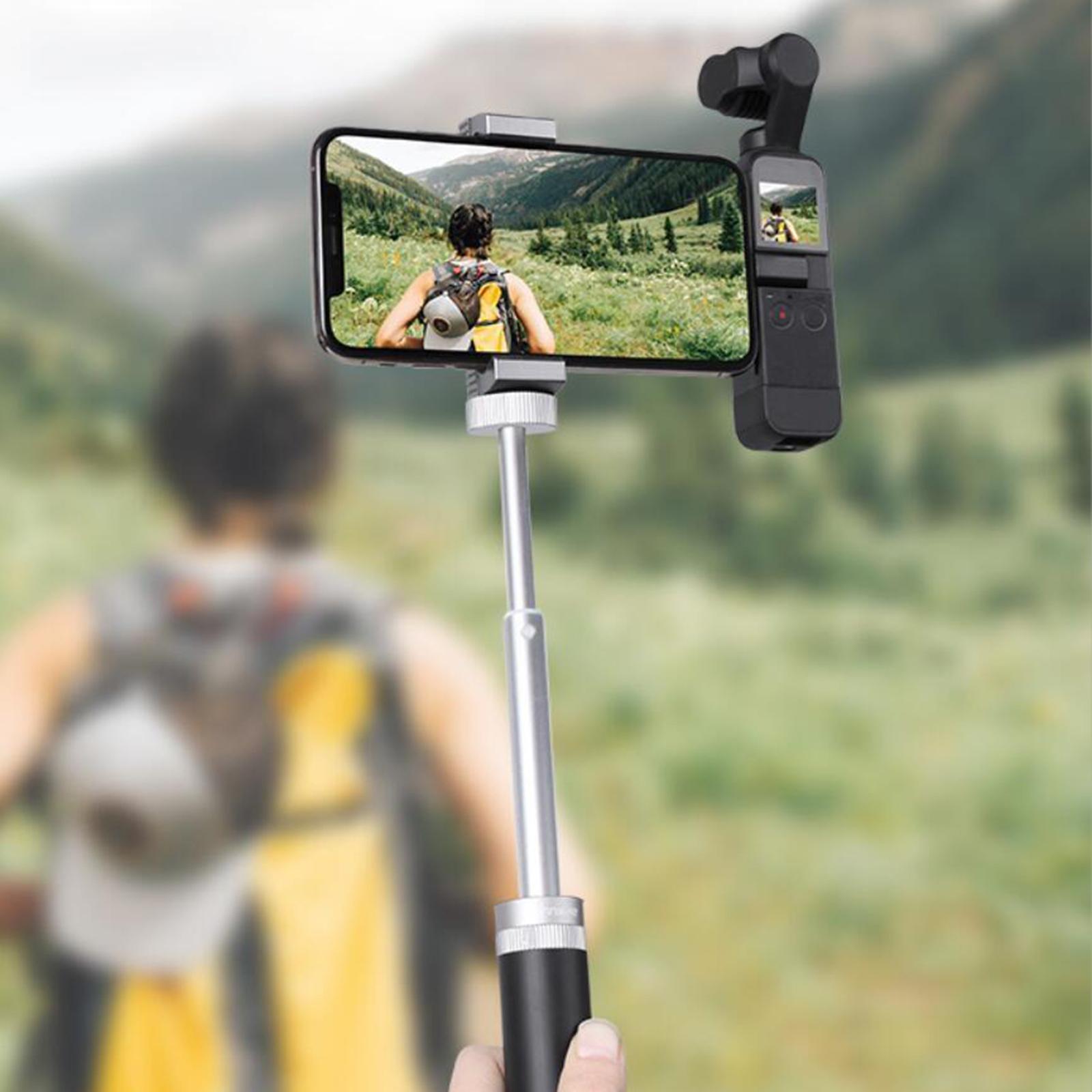 Osmo Bag Bracket Accessories Handheld Bracket Bracket Tripod Bracket, with Cold Shoe 1/4 ”thread for DJI Osmo Bag, Bag 2