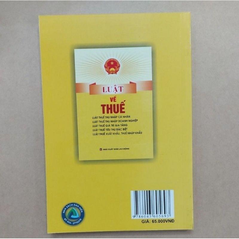 Sách - Luật về thuế
