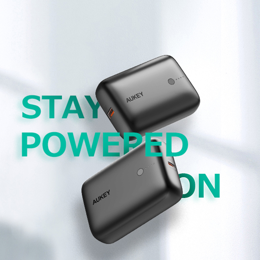 Pin Sạc Dự Phòng Aukey PB-N83S 10.000mAh, Sạc Nhanh Power Delivery 18W và Quick Charge 3.0 18W - Hàng Chính Hãng