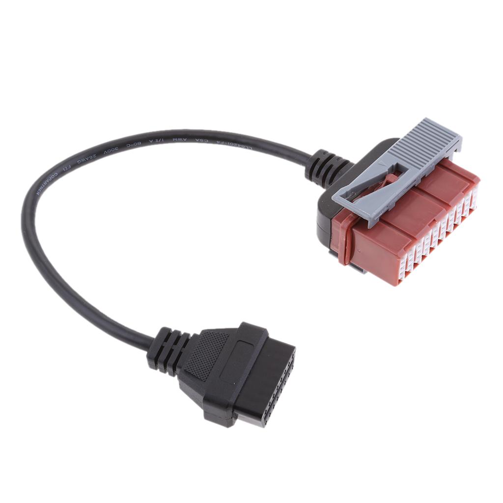 30Pin to 16Pin OBD2 OBDII Diagnostic Cable for Citroen/Peugeot Lexia3 PP2000
