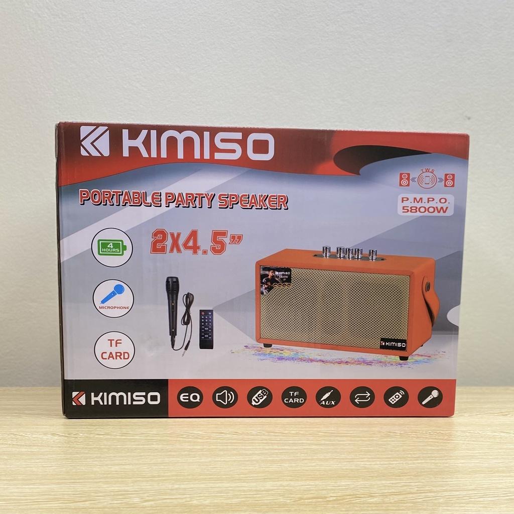 Loa Karaoke Bluetooth Kimiso QS-4510 Tặng Kèm 1 Micro Có Dây ( Hàng Chính Hãng )