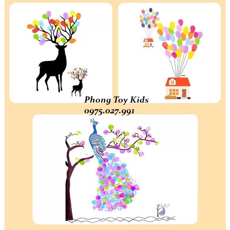 Bộ màu DIY Finger 24 màu cho bé thỏa sức sáng tạo