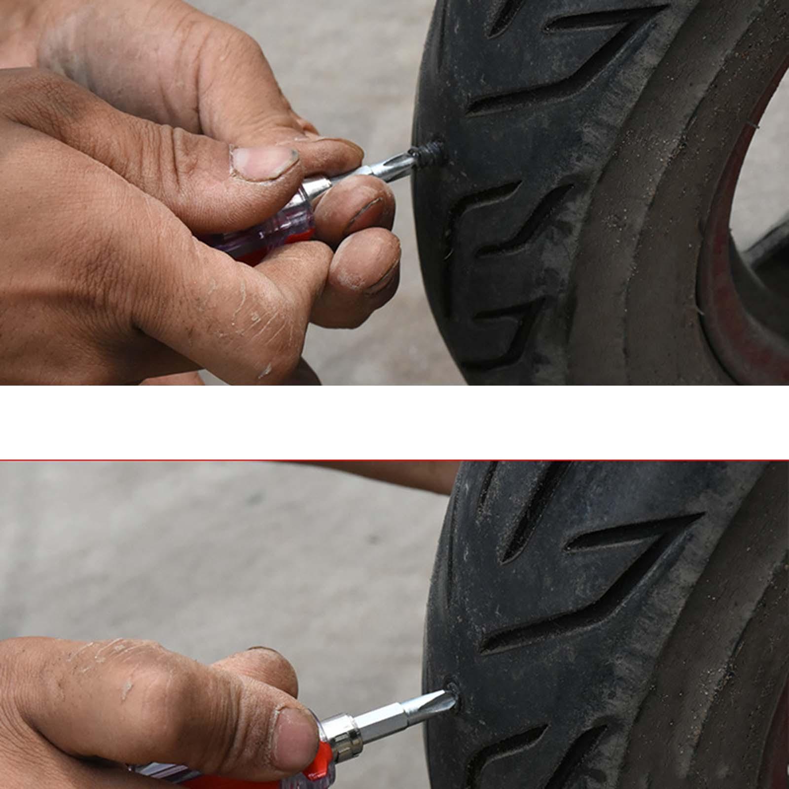 Vacuum Tyre Repair Rubber Nail Fast Repair Tool for Motorcycle Truck