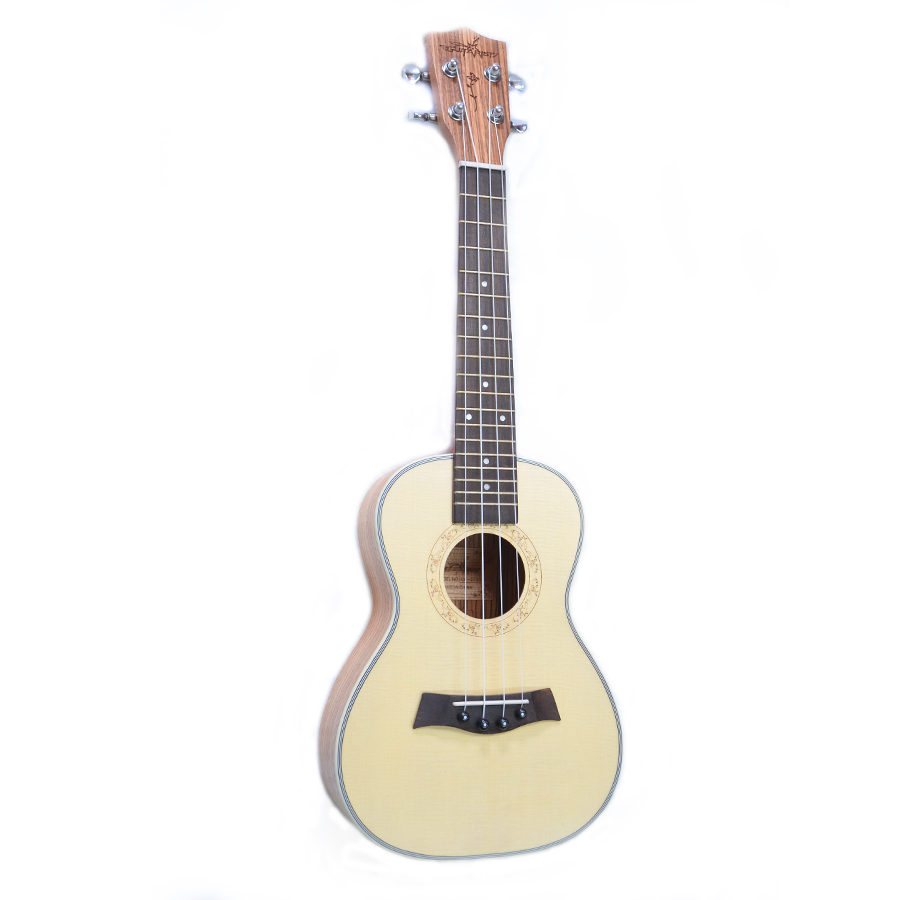 Đàn Ukulele Concert gỗ Ngựa Vằn Guitarist Q320 + Tặng bao da cao cấp 3 lớp, sách học, phím gảy Alice